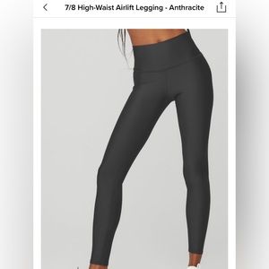 7/8 High-Waist Airlift Legging - Anthracite, brand new